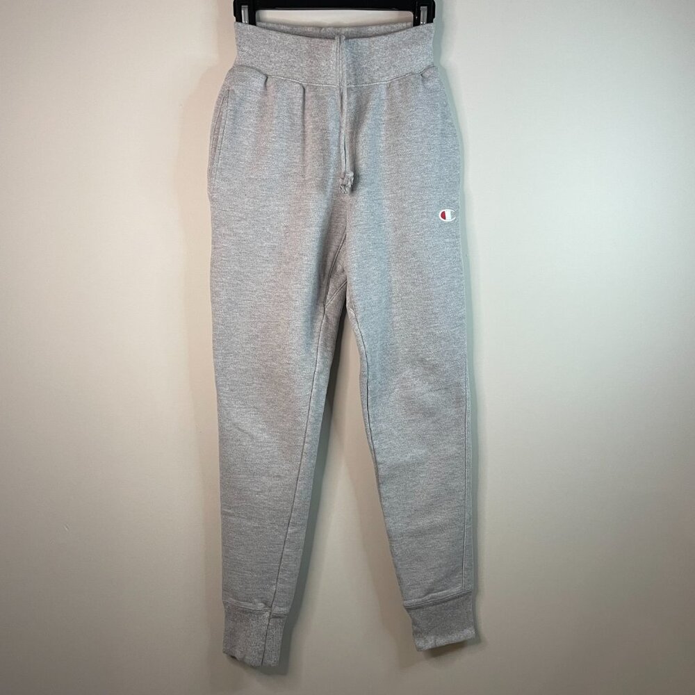 Womens Gray Champion Reverse Weave Sweatpants Joggers Size XS